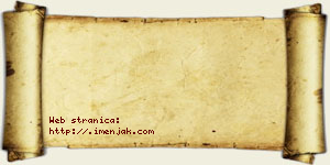 Jasmina Mišović vizit kartica